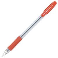pilot bps-gp ballpoint grip stick pen medium red
