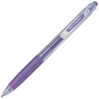 pilot pop'lol retractable gel ink pen 0.7mm metallic violet box 12