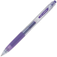 pilot pop'lol retractable gel ink pen 0.7mm violet box 12