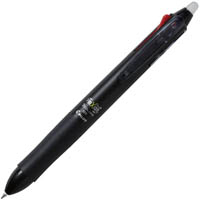 pilot frixion 3-in-1 retractable erasable gel ink pen 0.5mm black barrel