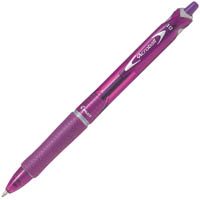 pilot acroball retractable ballpoint pen 1.0mm medium violet