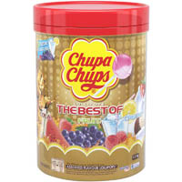 chupa chups lollipops best of assorted tub 100