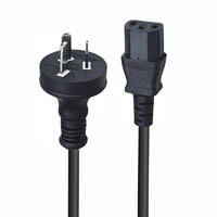 lindy 30932 power cable 3 pin plug to c13 socket 1.5m black