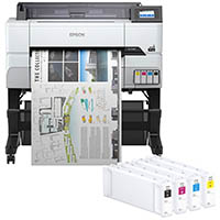 epson surecolor t3465 large format printer and e41l ink cartridge combo