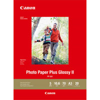 canon pp-301 glossy photo paper 265gsm a3 white pack 20