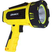dorcy d1038 led rechargeable spotlight 1450 lumen yellow/black