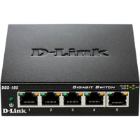 d-link dgs-105 desktop switch 5 port gigabit unmanaged black