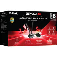 d-link dwa-x3000 ax3000 wi-fi 6 pcie adapter with bluetooth 5.1