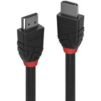 lindy 36474 black line high speed hdmi cable 5m black