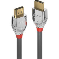 lindy 37869 cromo line high speed hdmi cable 300mm grey