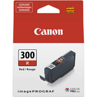 canon pfi300 ink tank red