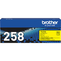 brother tn258y toner cartridge yellow