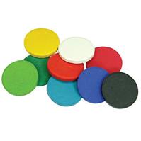 educational colours temperablock disc assorted pack 9