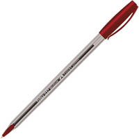 faber-castell trilux ballpoint pen medium red