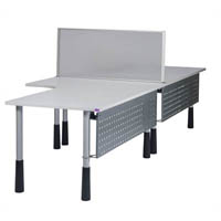 sylex icescreen desk mounted screen 1800 x 500mm grey