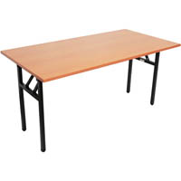 rapidline folding table 1800 x 900mm beech