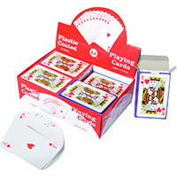 cumberland playing cards plastic coated pack 12