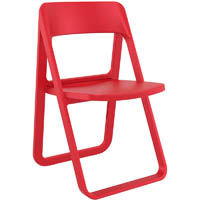 siesta dream folding chair red