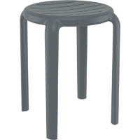 siesta exclusive tom stool 45 dark grey