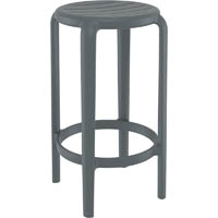 siesta exclusive tom bar stool 65 dark grey