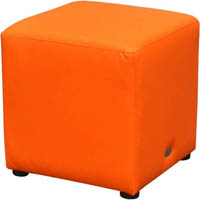 duraseat ottoman cube orange