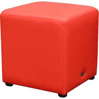 duraseat ottoman cube red