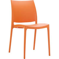 maya chair orange