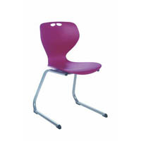 sylex mata cantilever chair 460mm red
