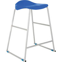 sylex tract stool 650mm high blue