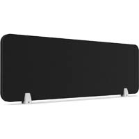 rapidline eco panel desk mounted screen 1190 x 384mm black