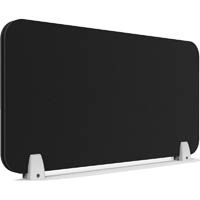 rapidline eco panel desk mounted screen 740 x 384mm black
