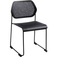 rapidline frame visitor chair black