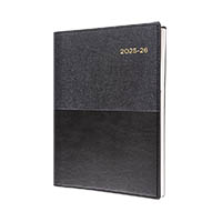 collins vanessa fy145.v99 financial year diary day to page a4 black