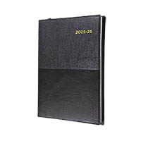 collins vanessa fy345.v99 financial year diary week to view a4 black