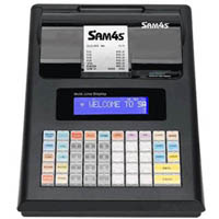 sam4s er-230j portable thermal single station cash register black