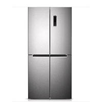 heller french door refrigerator stainless steel 473 litre silver