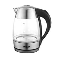 maxim cordless glass kettle 1.7 litre