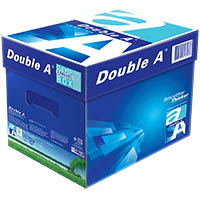 double a unwrapped carbon neutral copy paper a4 80gsm white carton of 2500 sheets