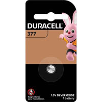 duracell 377 silver oxide button 1.5v battery