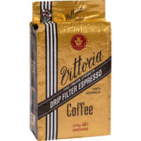 vittoria espresso drip filter ground coffee 375g