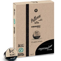 vittoria espressotoria coffee capsules organic blend pack 12