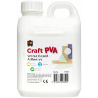 educational colours craft pva glue 1 litre