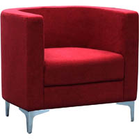 miko single seater sofa chair burgundy