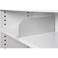 go steel tambour door cupboard additional clip on shelf divider 175mm white china