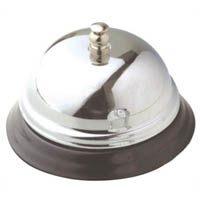 italplast counter bell chrome/black