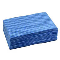 italplast cleaning wipes 300 x 500mm blue pack 20 sheets
