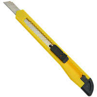 italplast i850 utility cutting knife 9mm yellow/black
