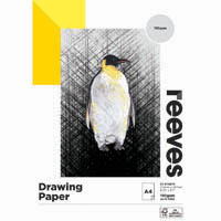 reeves artist drawing pad 110gsm a4 white 50 sheets