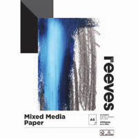 reeves mixed media paper 200gsm a5 white 15 sheets