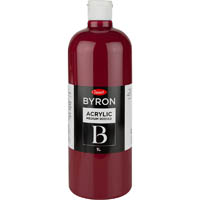 jasart byron acrylic paint 1 litre magenta